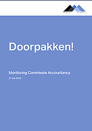 Omslag doorpakken commissie accountancy 