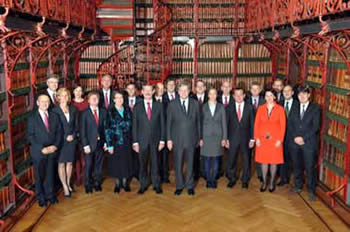 de nieuwe presidenten van de gerechten oktober 2012