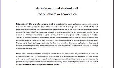 open brief protestgroep economiestudenten mei 2014