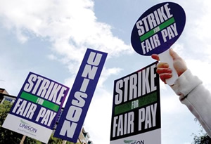 strike for fair pay