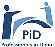 professionals in debat logo