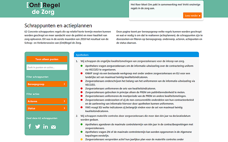 Ontregel de zorg resultaat schrapsessies