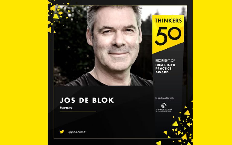 Thinkers50, prijsuitreiking Ideas into practice award, Jos de Blok