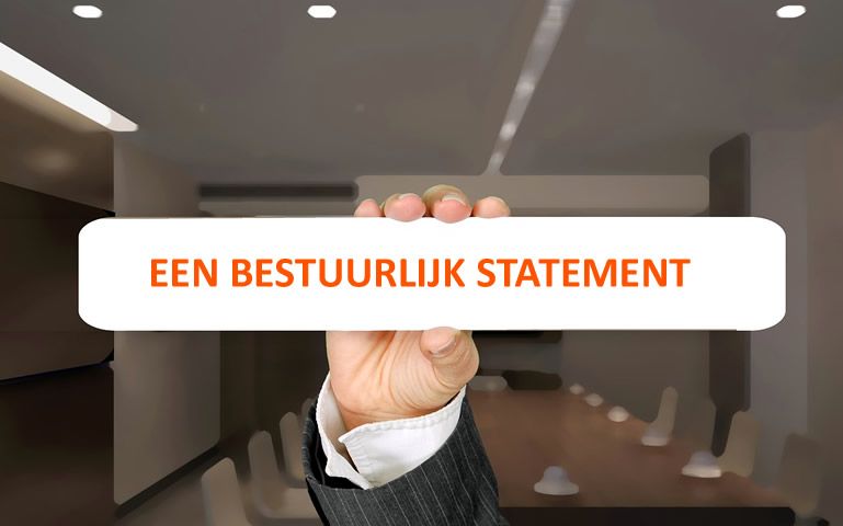 Een bestuurlijk statement - over onderwijs