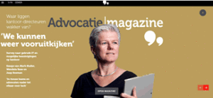Omslag Advocatie Magazine