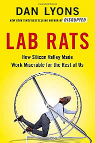 Omslag van Amerikaanse uitgazve van Lab Rats van Dan Lyons