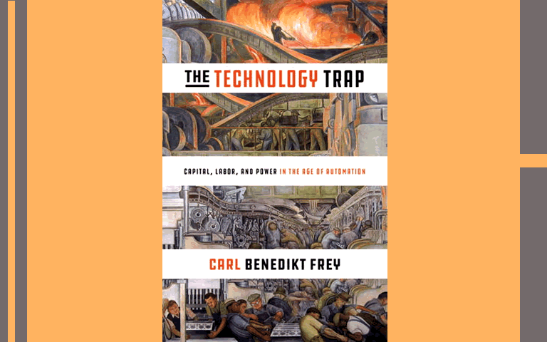 Omslag van The Technology Trap van Carl Benedikt Fre