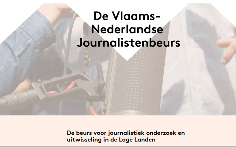 Vlaams-Nederlandse Journalistenbeurs, voor journalistiek onderzoek en uitwisseling in de Lage Landen