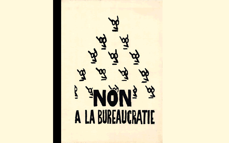 Affiche Non a la bureaucratie