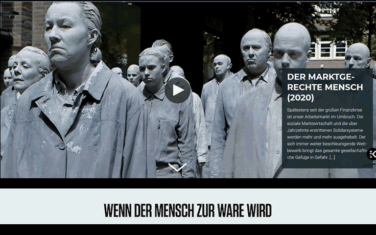 Duitse documentaire film Der Marktgerechte Mensch