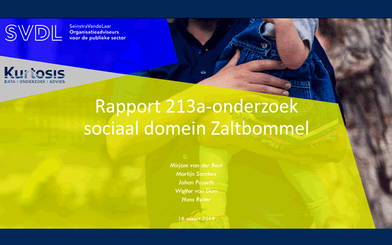 Rapport onderzoek sociaal domein gemeente Zaltbommel