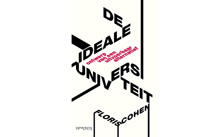 Omslag van boek De ideale universiteit van Floris Cohen