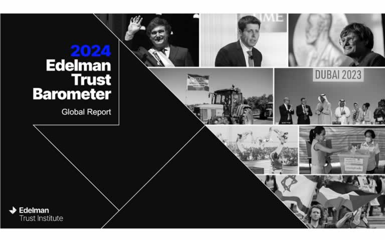 Edelman Trust Barometer 2024: Botsing van vertrouwen, innovatie en politiek