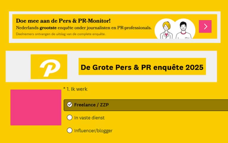 De Grote Pers & PR-enquête 2025